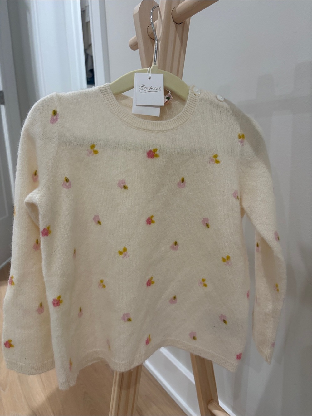 Bonpoint floral cashmere sweater